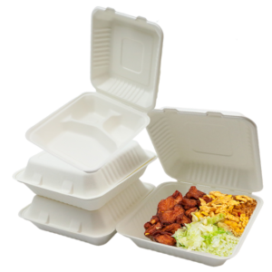 B0253 - 1300ml 3 Compartment Clamshell