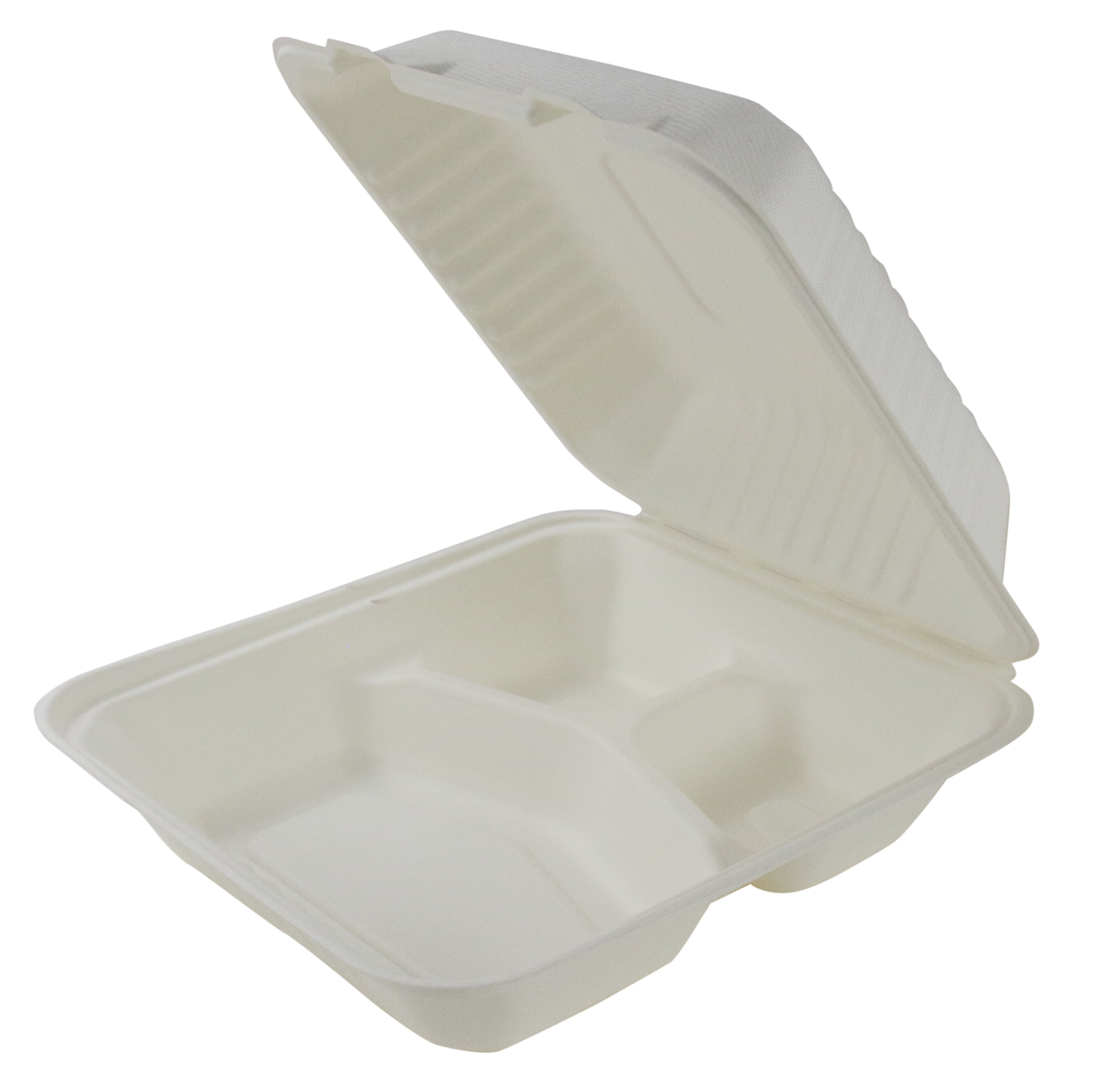 B0253 - 1300ml 3 Compartment Clamshell - Image 3
