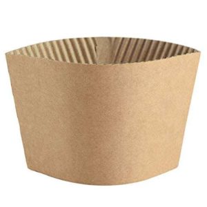 Kraft Paper Cup Sleeve - 100pcs
