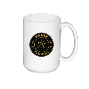 15oz White Coffee Mug