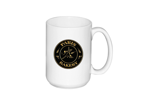 15oz White Coffee Mug
