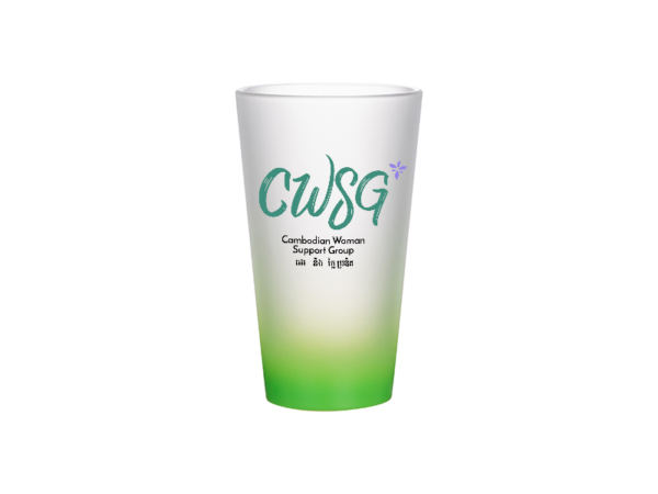 17oz Reusable Glass Tumbler - Custom Logo - Image 8
