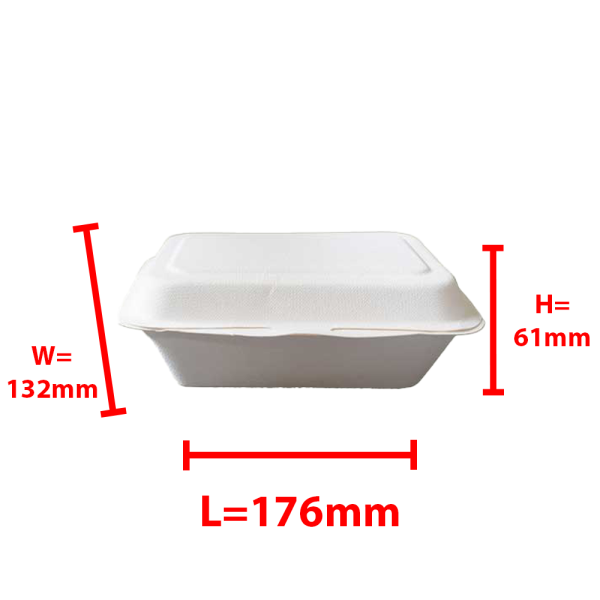 B001 - 600ml Clamshell - Image 2